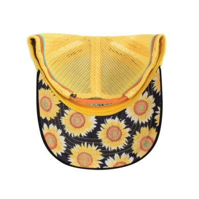 Ariat Sunflower Script Trucker Cap Blue Burst