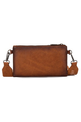 Wrangler South Western Wallet Cross Body Bag - Tan