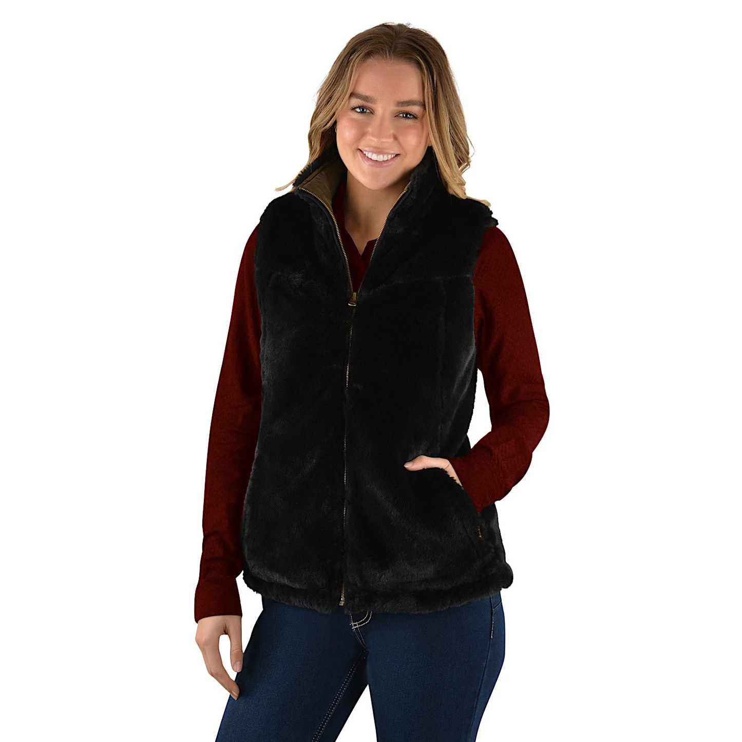 WRANGLER WMNS CARRIE REVERSIBLE VEST