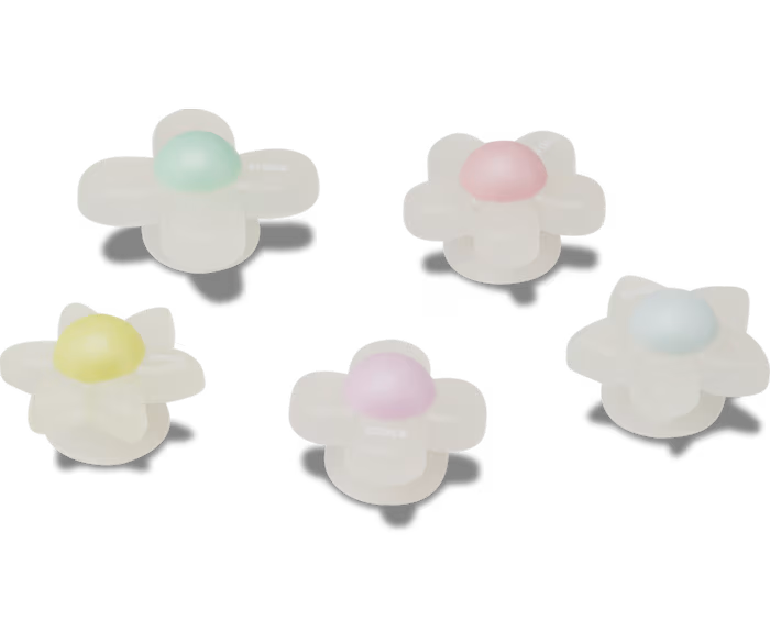 Croc Jibbitz - Iridescent Flowers 5 Pack