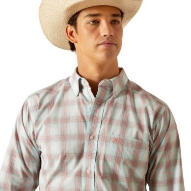 Ariat Mens Pro King Long Sleeve Shirt - Sky