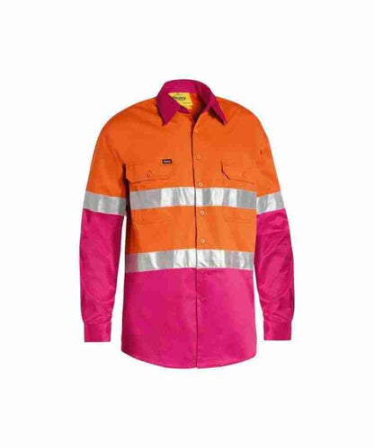 BISLEY HI VIS SHIRT WITH TAPE