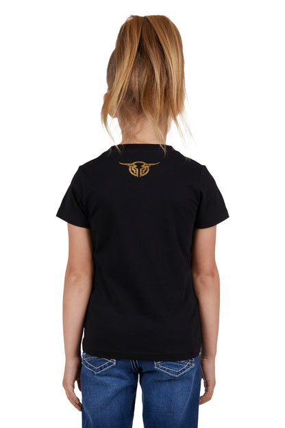 BULLZYE GIRLS TROPIC SS TEE