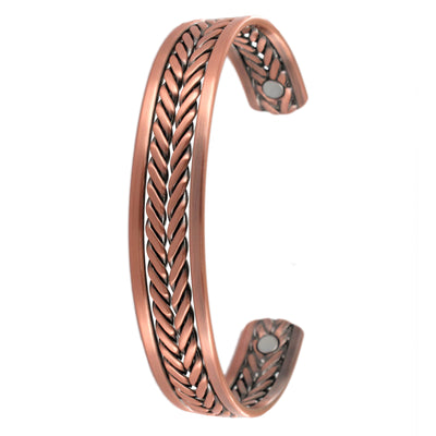 Tulmur Double Twist Copper Bangle