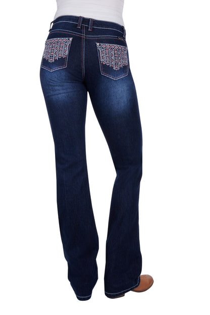 PURE WESTERN WMNS ANGIE JEAN