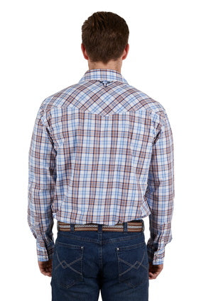 Pure Western Mens Lucas Long Sleeve Shirt