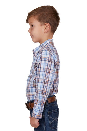 Pure Western Boys Lucas Long Sleeve Shirts