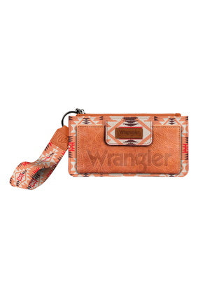 Wrangler South Western Logo Wallet - Apricot