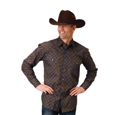 Roper Mens Amarillo Collection Long Sleeve Shirt 03-001-0225-1004