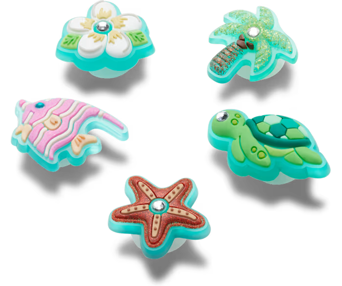 Croc Jibbitz - Sparkle Under The Sea  5 Pack