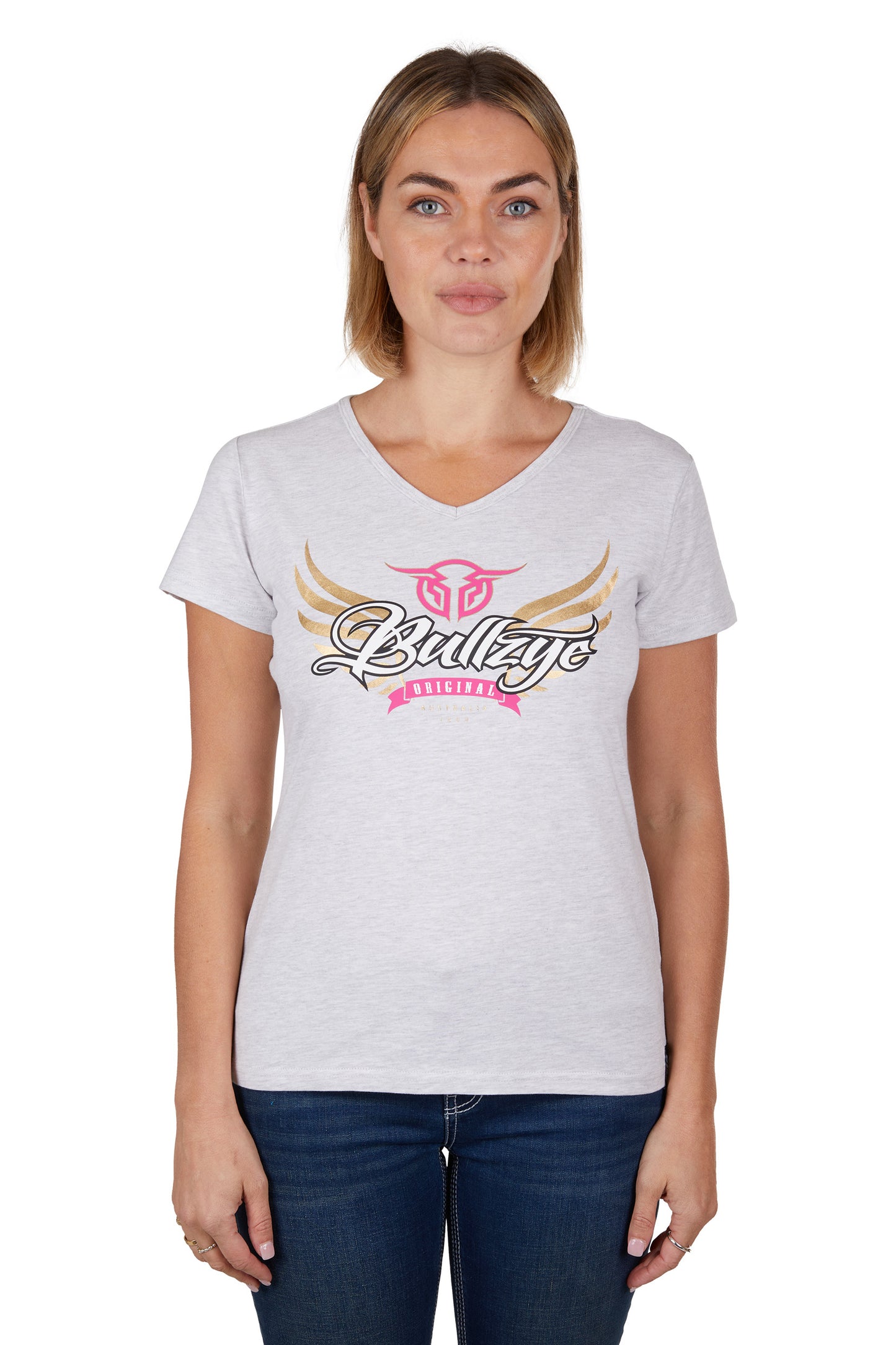 BULLZYE LADIES WINGS SS TEE