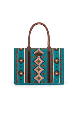 Wrangler South Western Tote Bag - Aqua