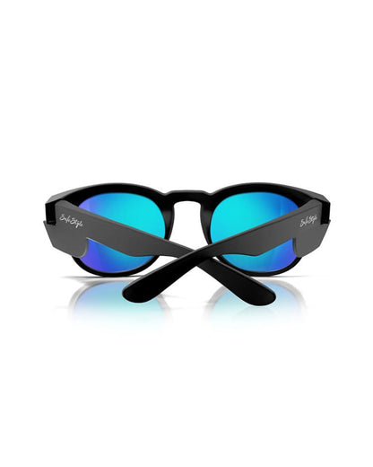 SafeStyle Cruisers Matte Black Frame Mirror Blue Polarised Lens