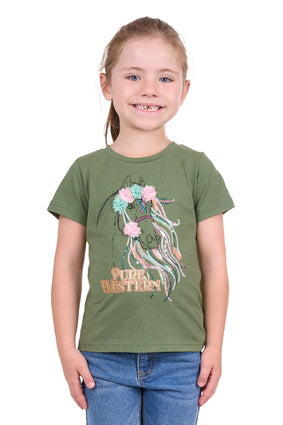 Pure Western Girls Camilla Short Sleeve Tee