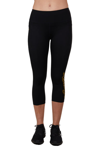 BULLZYE LADIES CORE CROP LEGGINGS