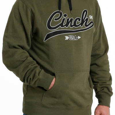 Cinch Mens Hoodie MWK1206028 Olive