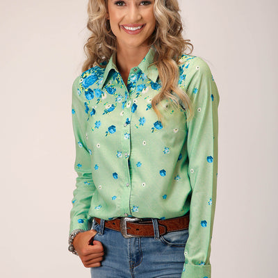 ROPER WMNS STUDIO WEST COLLECTION LS SHIRT