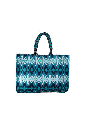 Wrangler Southwestern Oversized Tote Bag - Blue