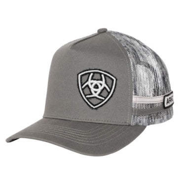 Ariat Digital Camo Trucker Cap Casterlock Grey