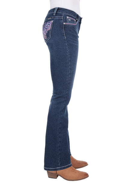 PURE WESTERN WILLA BOOT CUT JEAN 32 LEG