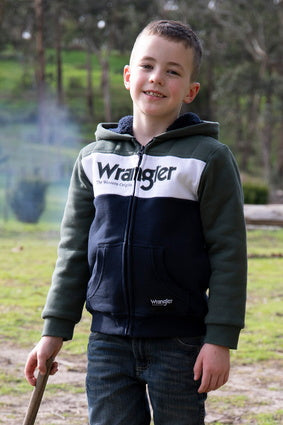 Wrangler Boys Elliot Zip Up Hoodie