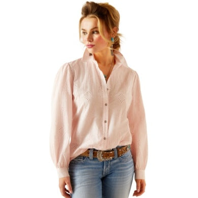 Ariat Womens Romantic Shirt Icy Pink