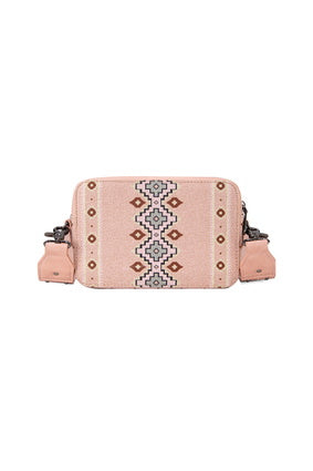 Wrangler South Western Crossbody Wallet Bag - Pink