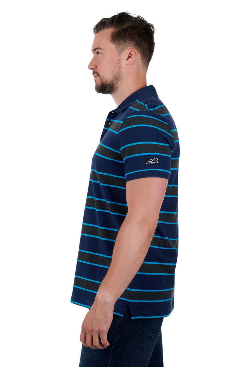 PURE WESTERN MENS PETERS POLO