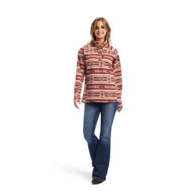 ARIAT WMNS COMFORT SWEAT SHIRT SOUTHWEST SPICE