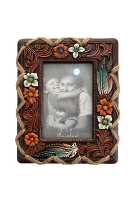 Pure Western Floral Picture Frame