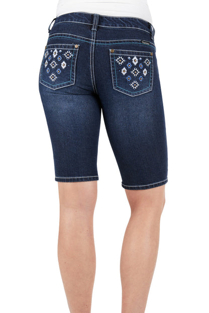 PURE WESTERN WMNS TORRI SHORT