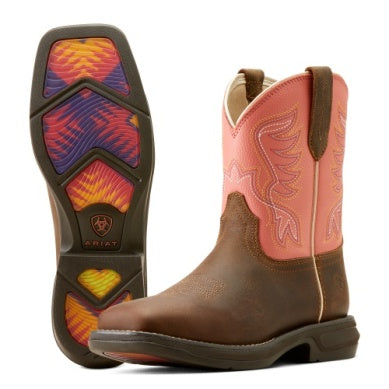 Ariat Womens Anthem Shortie myra Honey bee/ Cosmic Coral