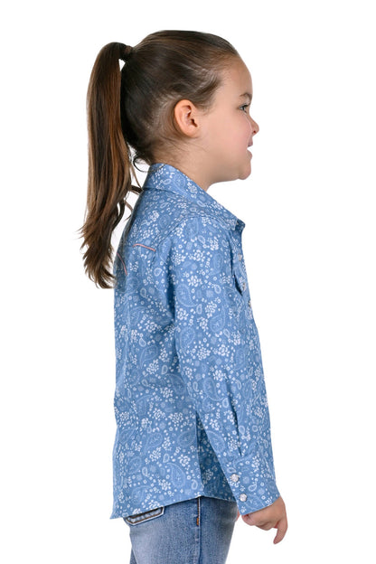 PURE WESTERN GIRLS GISELLE LS SHIRT