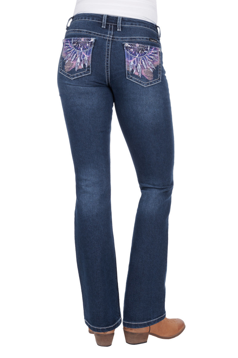 PURE WESTERN WILLA BOOT CUT JEAN 32 LEG