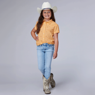 Roper Girls Five Star Collection Short Sleeve Shirt 03-081-0592-4040