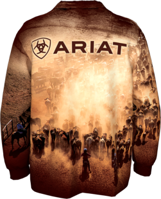 Ariat Unisex Fishing Shirt - Cattle Muster