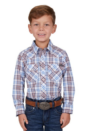 Pure Western Boys Lucas Long Sleeve Shirts