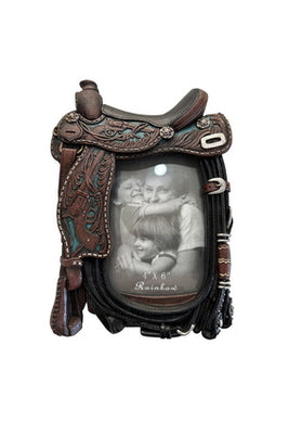 Pure Western Saddle Picture Frame