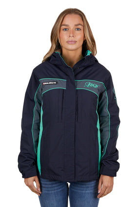 Bullzye Wmns Carla Jacket Dark Navy/ Turquoise