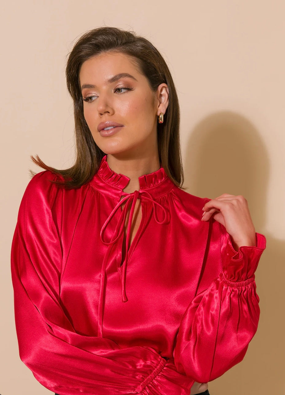 ADORNE SANDRA SATIN TOP