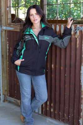 Bullzye Wmns Carla Jacket Dark Navy/ Turquoise