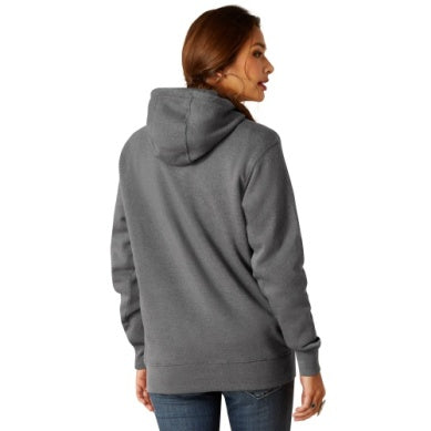 Ariat Womens Stories Hoodie Charcoal Heather