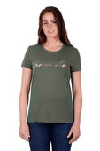 THOMAS COOK WMNS SCRIPT SS TEE