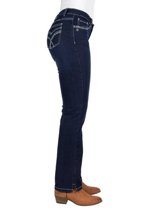 Pure Western Womens Oda Straight Leg Jean