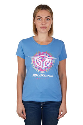 BULLZYE LADIES DITSY SS TEE