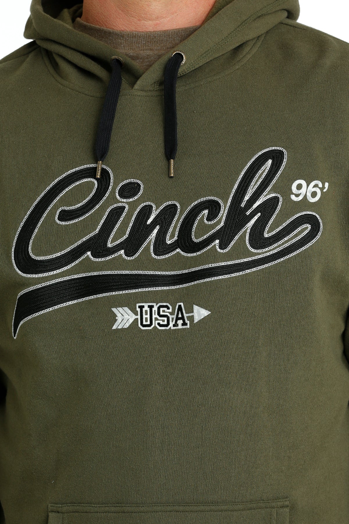 Cinch Mens Hoodie MWK1206028 Olive