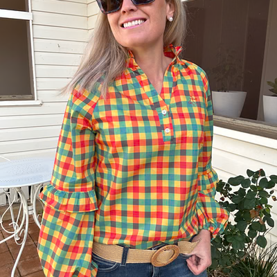 Black Colt Clothing Nikki Shirt - Winter Check