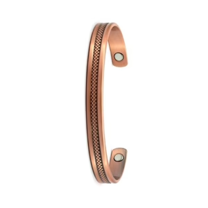 Tulmur Mesh Pattern Copper Bangle