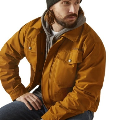 Ariat Mens Grizzly Canvas Jacket Chestnut