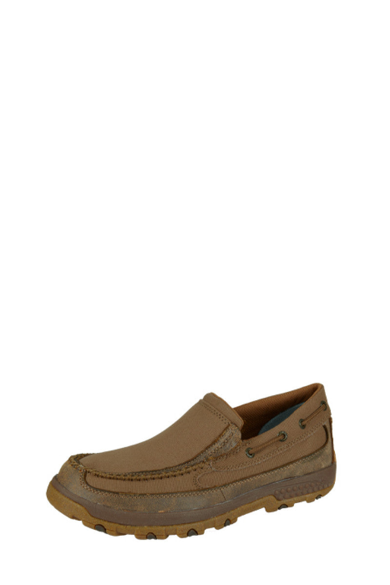 TWISTED X MENS CANVAS CELLSTRETCH SLIPON